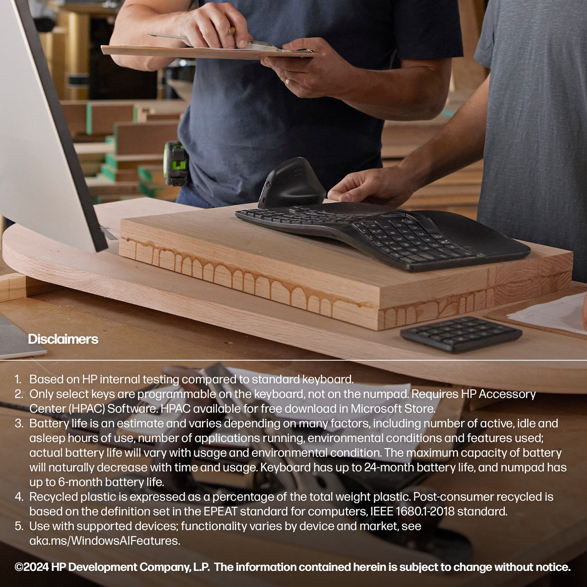 HP 965 Ergonomic Wireless Keyboard