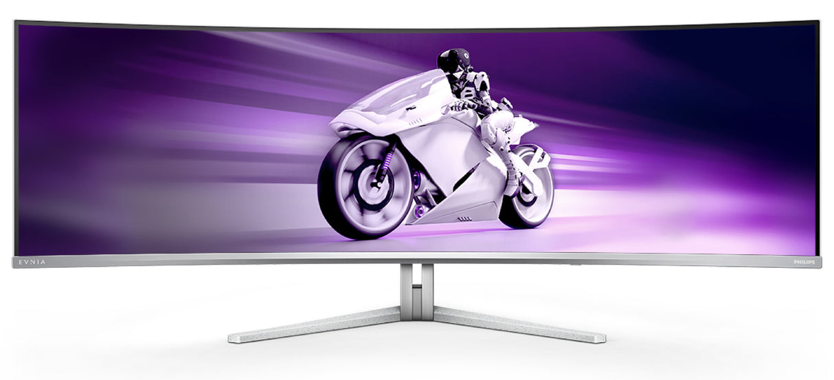 Philips Evnia 8000 49M2C8900/00 computer monitor 124.2 cm (48.9") 5120 x 1440 pixels Dual QHD QD-OLED White