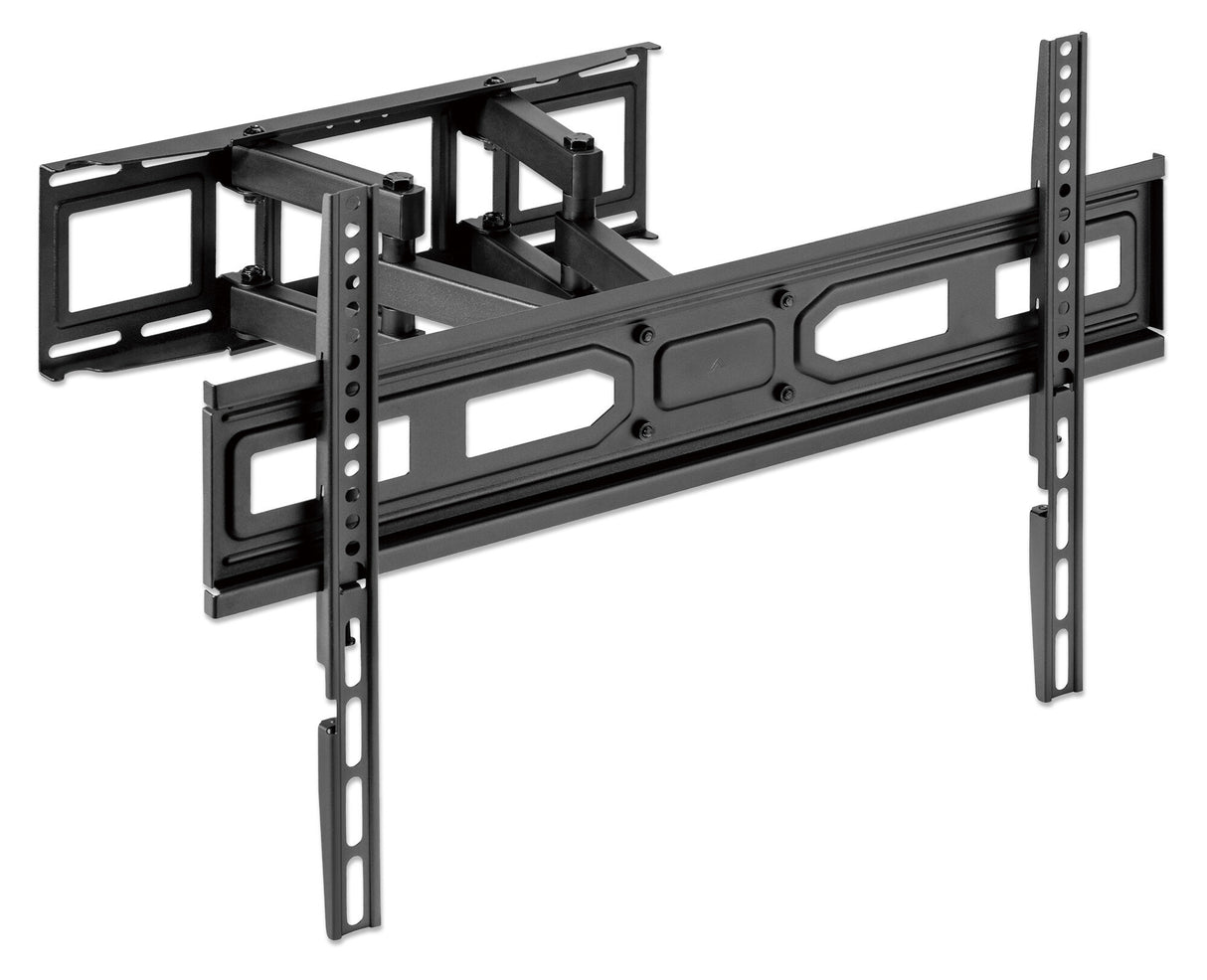 Manhattan Wall Mount for TV & Monitors (Full Motion), For screens 32" to 65", VESA compatability: all between 100x100mm and 600x400mm - check the dimensions of the four mounting holes on back of screen to ensure it fits, Max 40kg, Black, Bracket, Lifetime