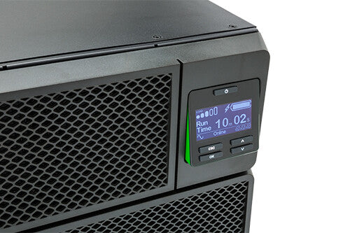 APC Smart-UPS On-Line, 6kVA/6kW, Rackmount 4U, 230V, 6x C13+4x C19 IEC outlets, Network Card, Extended runtime, W/ rail kit, 6-year warranty