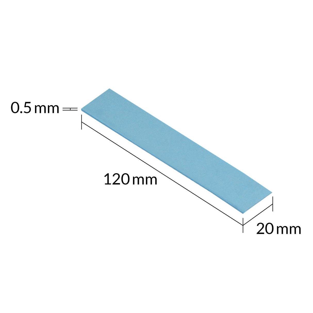 ARCTIC TP-3 Premium Performance Thermal Pad 120 x 20 mm, 0.5 mm