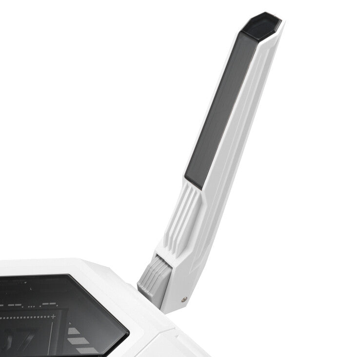 ASUS ROG Rapture GT-BE19000AI wireless router 10 Gigabit Ethernet Tri-band (2.4 GHz / 5 GHz / 6 GHz) White