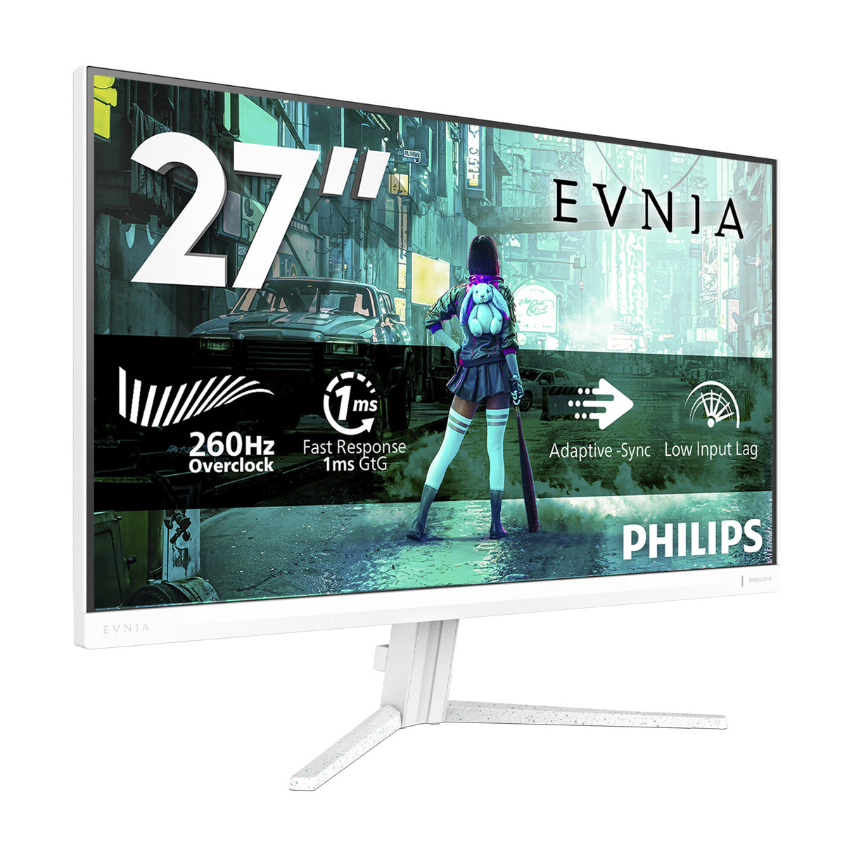Philips 27M2N3201PL/00 computer monitor 68.6 cm (27") 1920 x 1080 pixels Full HD LCD White