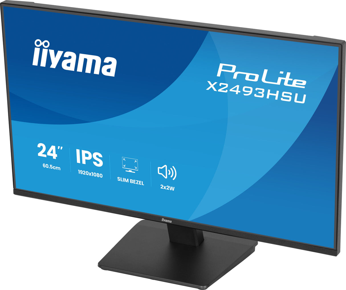 iiyama ProLite X2493HSU-B1 computer monitor 60.5 cm (23.8") 1920 x 1080 pixels Full HD LED Black
