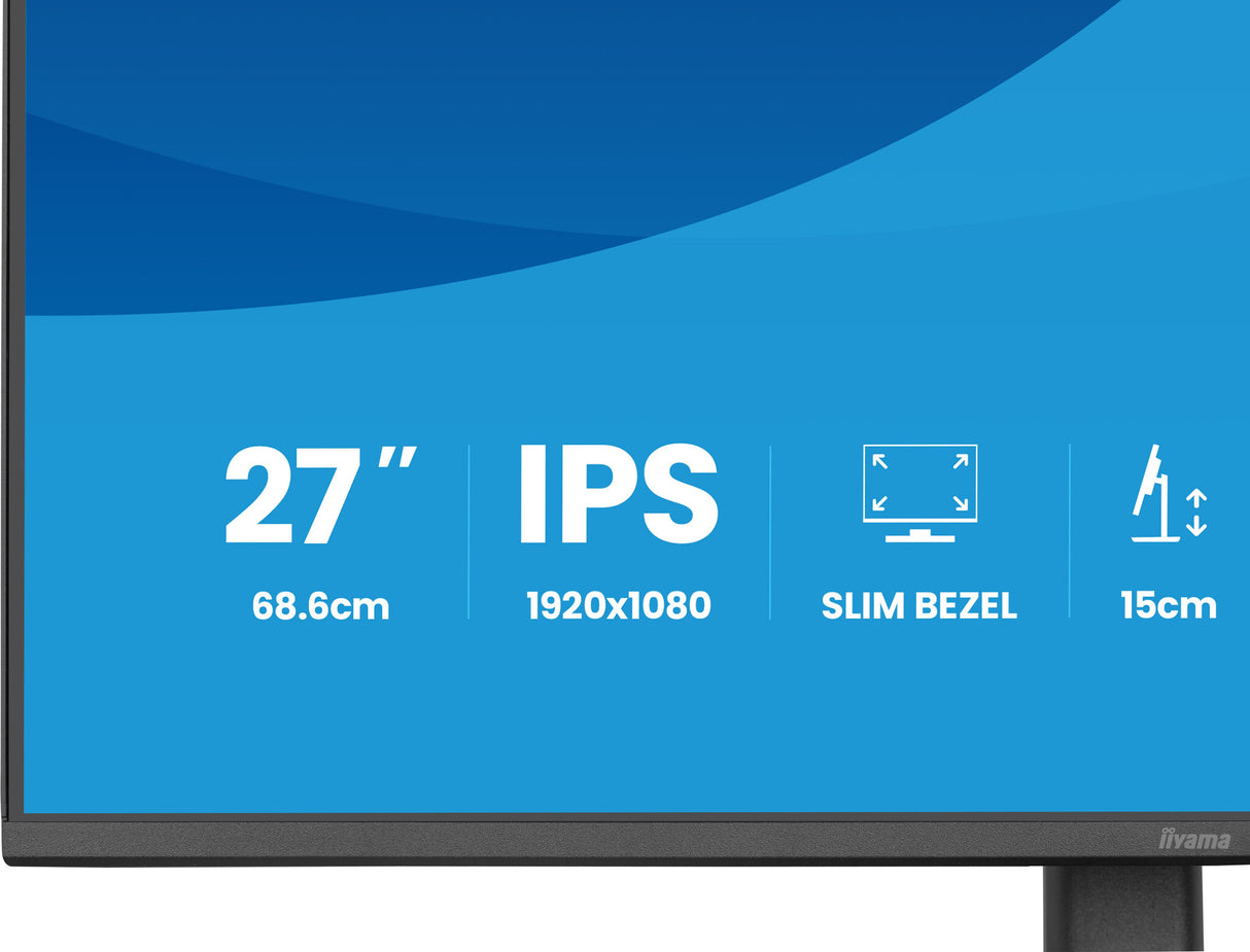 iiyama ProLite XB2793HSU-B1 computer monitor 68.6 cm (27") 1920 x 1080 pixels Full HD LED Black