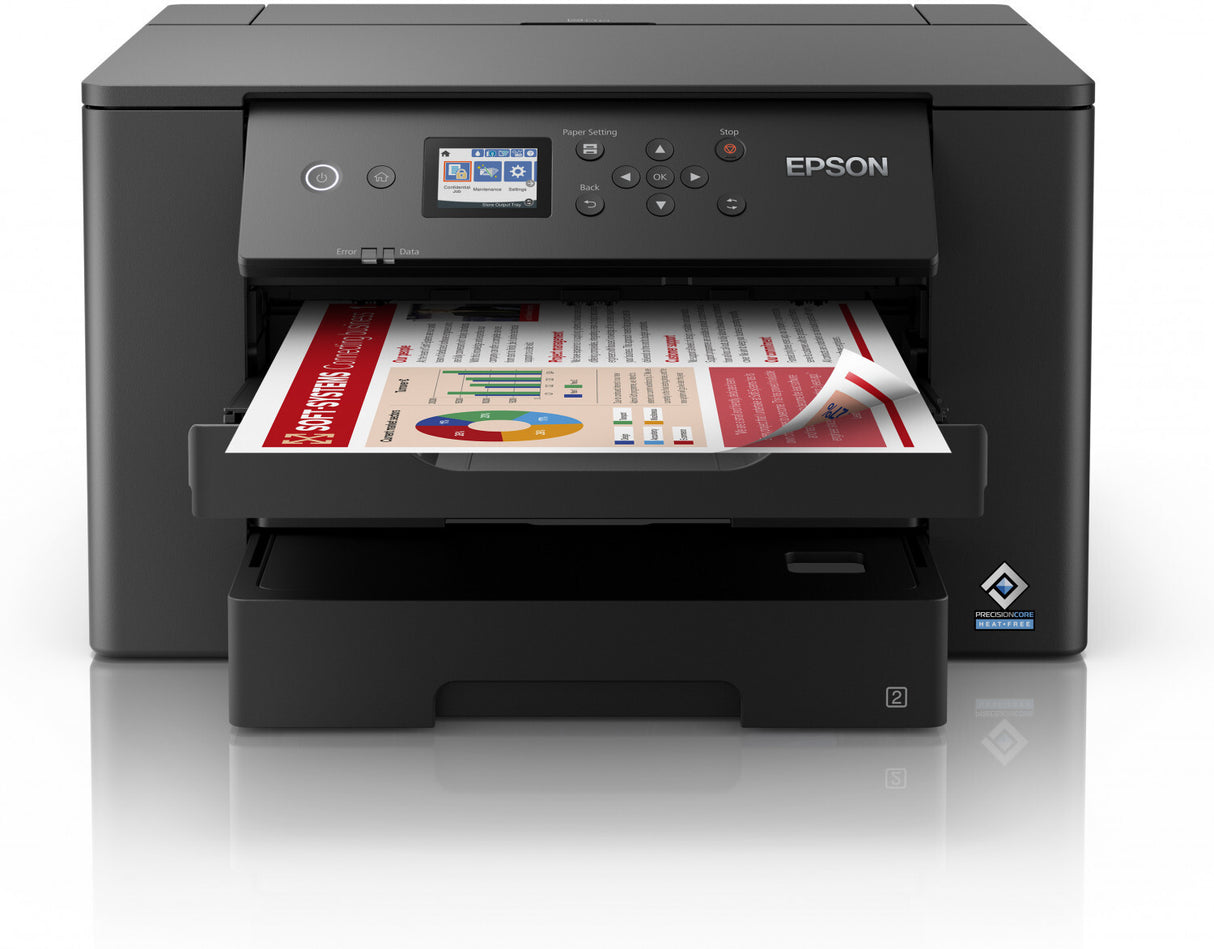 Imprimante jet d'encre Epson WorkForce Pro WF-7310DTWF C11CH70401, A3, double bac à papier, sans fil, Ethernet