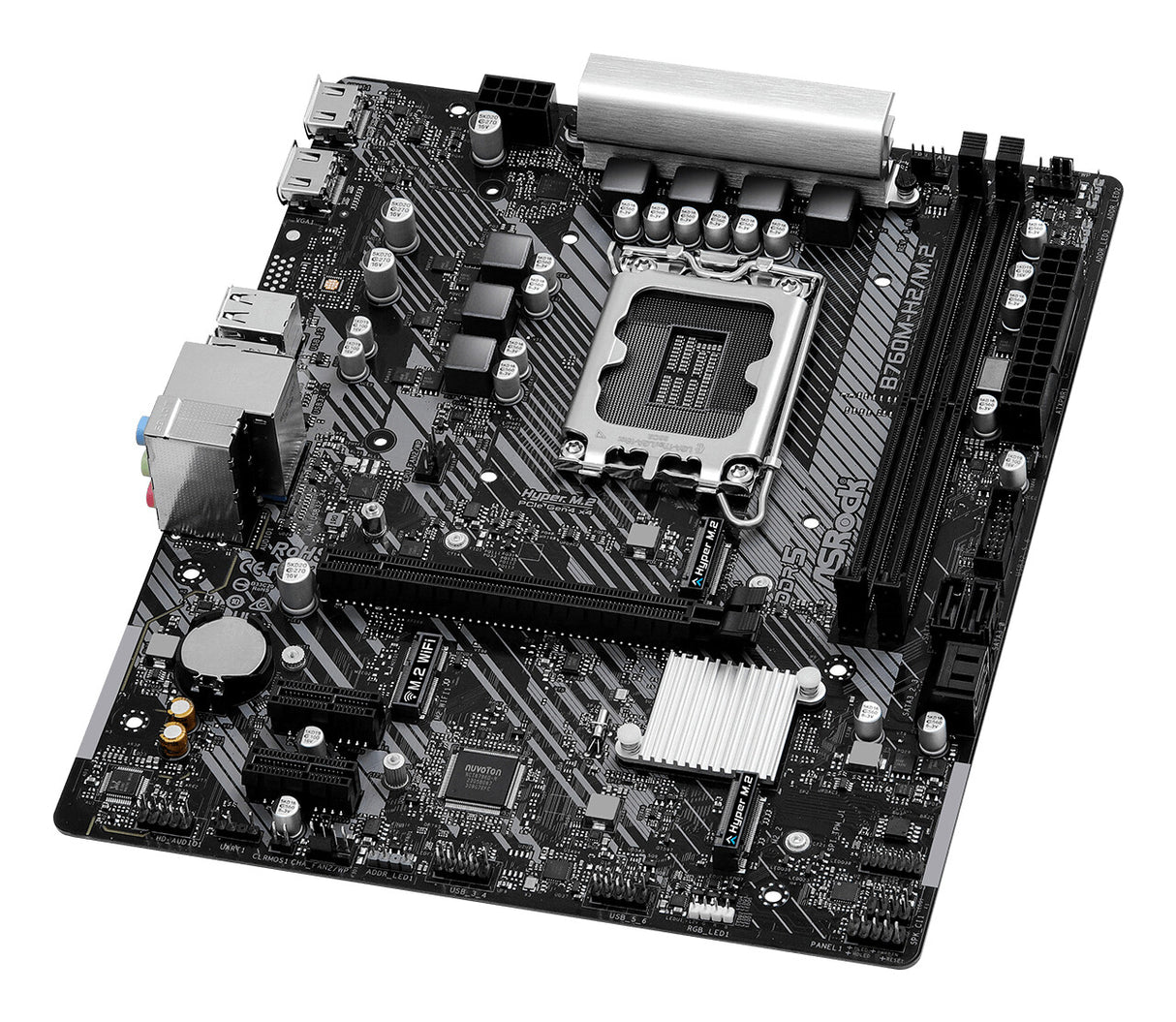 Asrock B760M-H2/M.2 Intel B760 LGA 1700 micro ATX