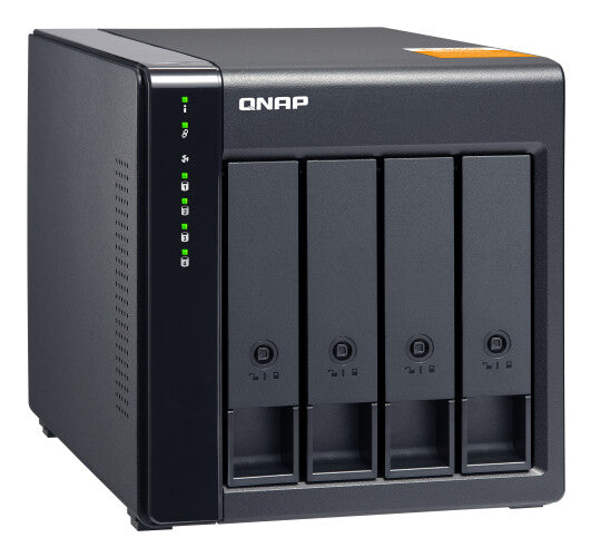 QNAP TL-D400S storage drive enclosure HDD/SSD enclosure Black, Grey 2.5/3.5"