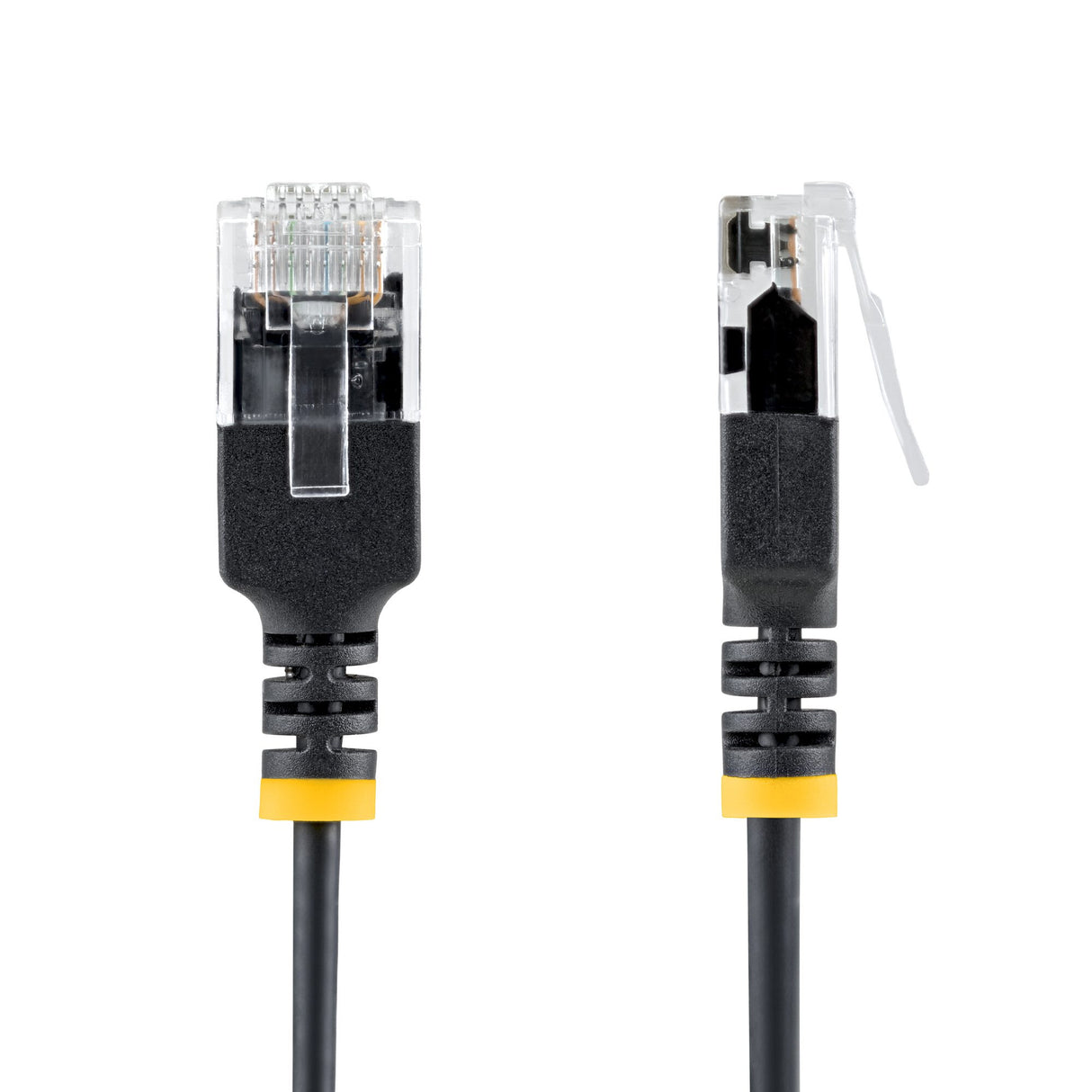 StarTech.com 3m Black Ultra Slim Cat6A Ethernet Cable, UTP, Pure Bare Copper Wire, 34AWG Slim RJ45 Network Patch Cord, Individually Tested