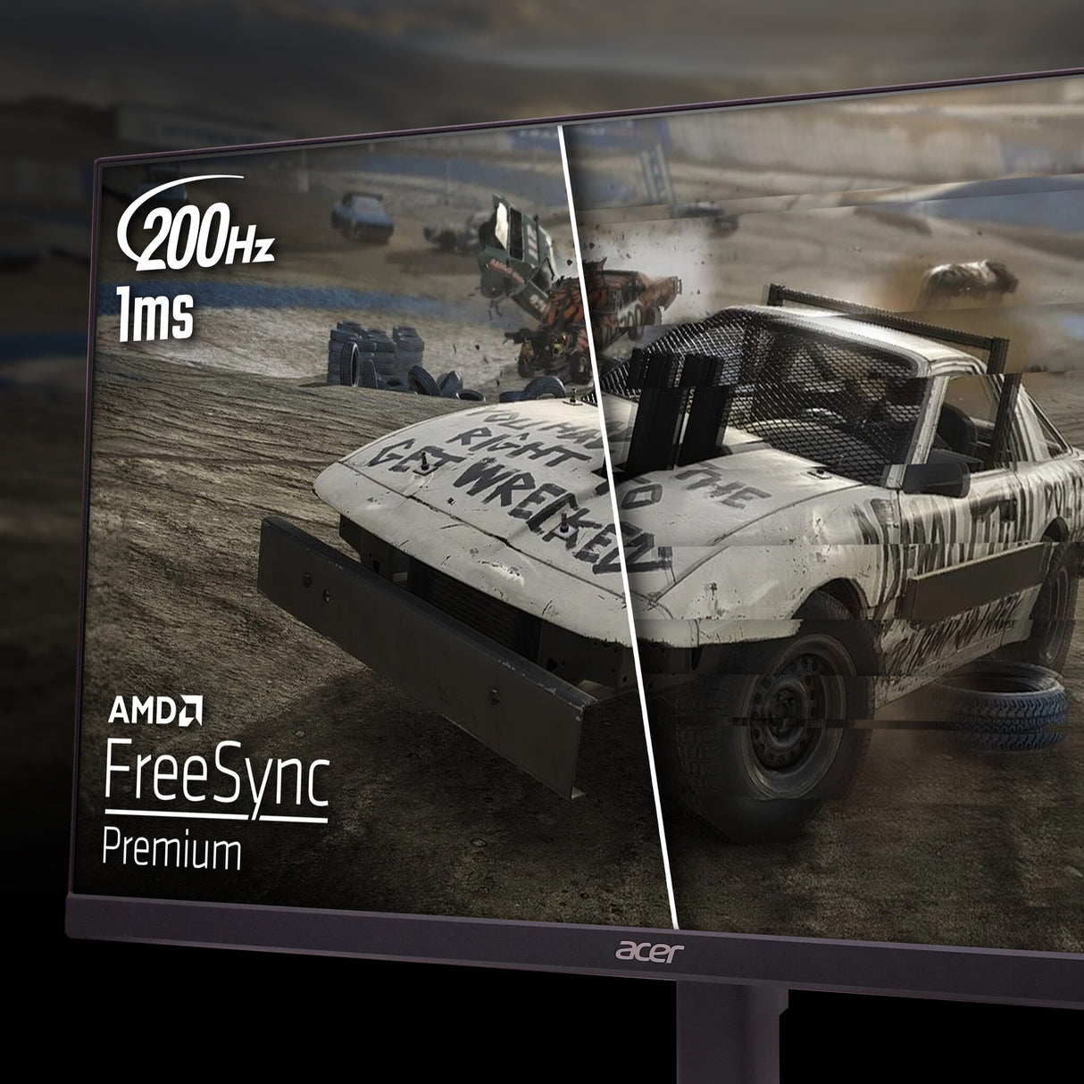 Acer NITRO XZ0 Nitro XZ340CURX0bmiiphx - 34'', WQHD (3440x1440), 200Hz, 1ms, 21:9, 1500R Curve, ZeroFrame, VA, Black