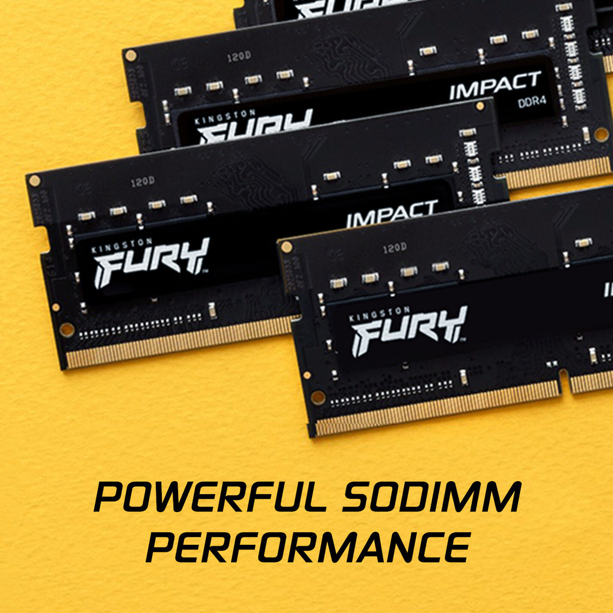 Kingston Fury Impact KF432S20IB/16 16GB DDR4 3200MHz Memoria RAM no ECC SODIMM