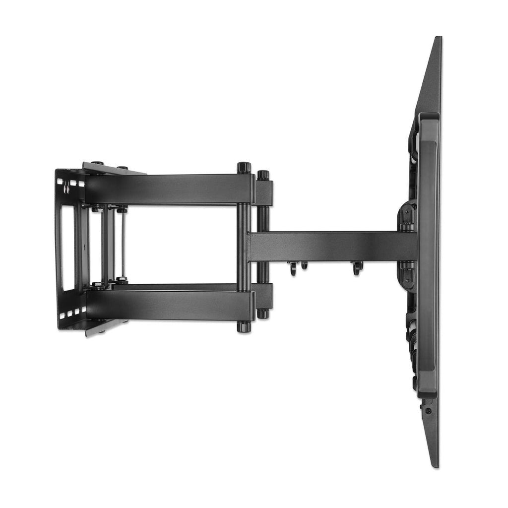 Manhattan Wall Mount for TV & Monitors (Full Motion), For screens 37" to 100", VESA compatability: all between 200x200mm and 900x600mm - check the dimensions of the four mounting holes on back of screen to ensure it fits, Max 80kg, Black, Bracket, Lifetim