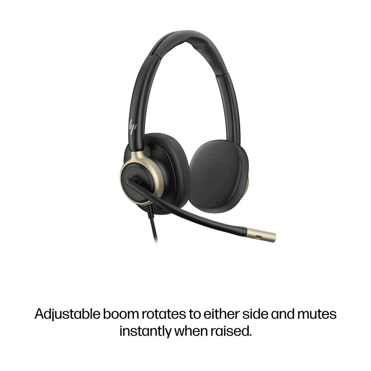 HP Poly Mission 825 Stereo USB Wired Headset (Bulk)