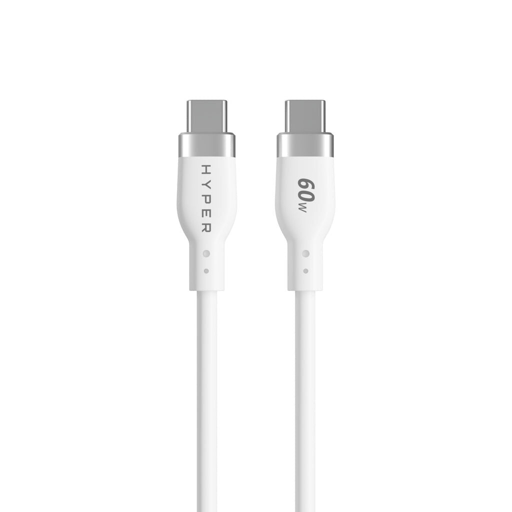 HYPER HyperJuice USB cable USB 2.0 1.5 m USB C 60 W White