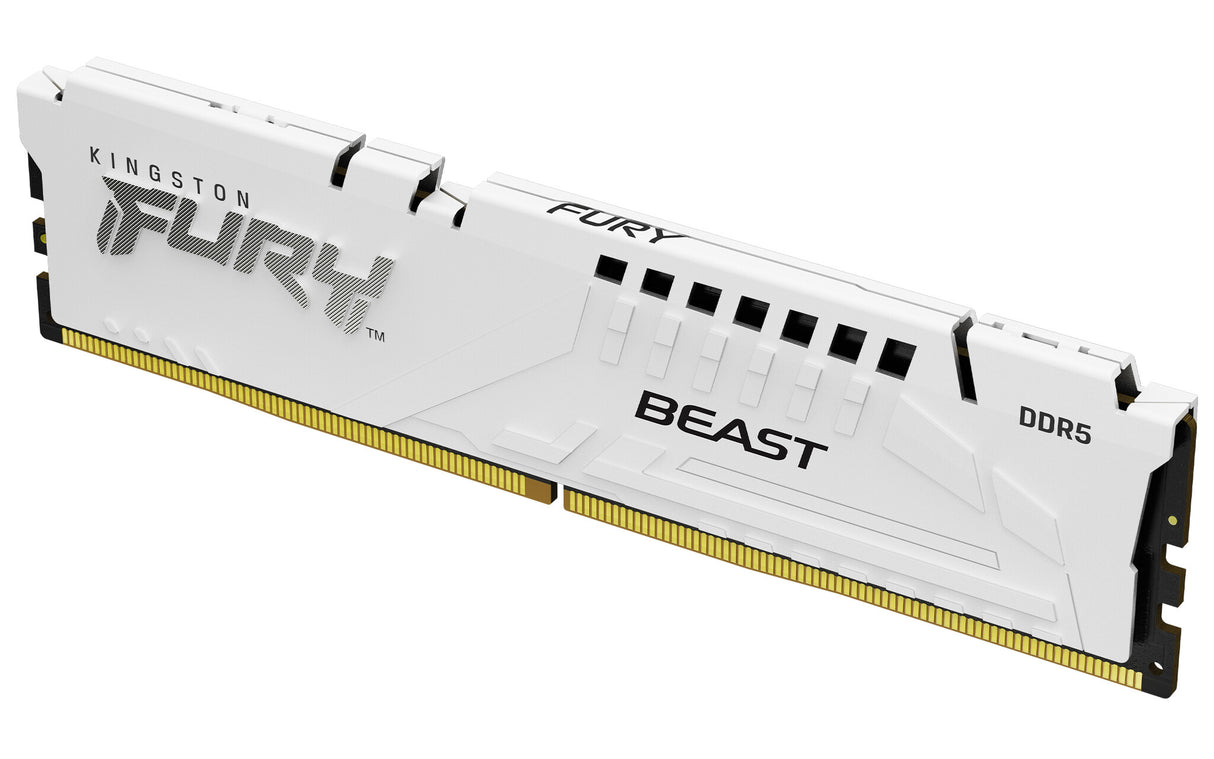 Módulo RAM Kingston FURY Beast, 32 GB (2 x 16 GB), DDR5, 5600 MHz, ECC integrado, sin búfer, 288 pines, DIMM