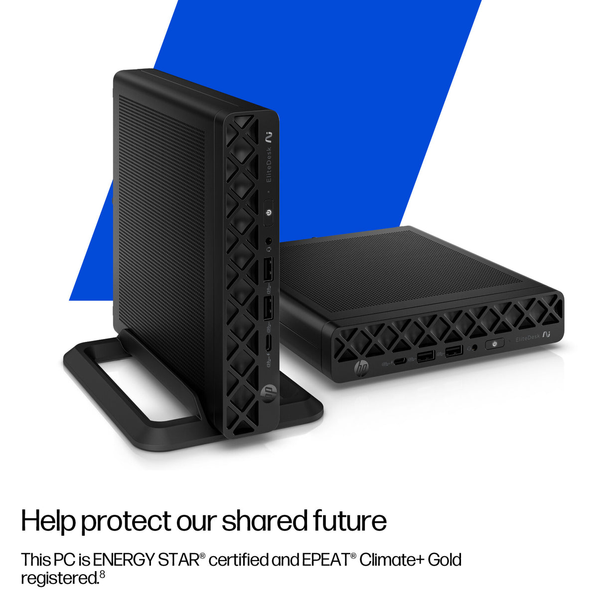 HP EliteDesk 8 G1a Next Gen Copilot+ PC AMD Ryzen AI 5 340 32 GB DDR5-SDRAM 1 TB SSD Windows 11 Pro Mini PC AI PC Black