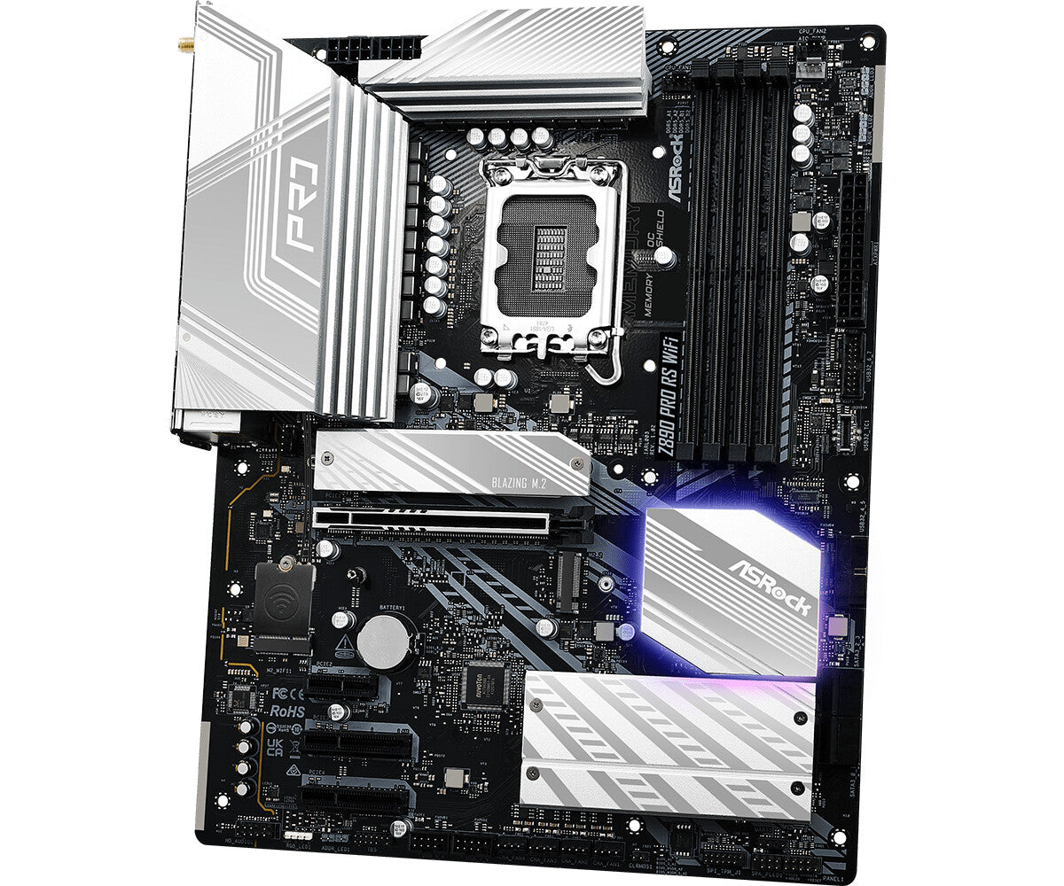 Asrock Z890 Pro RS WiFi Intel Z890 LGA 1851 (Socket V1) ATX
