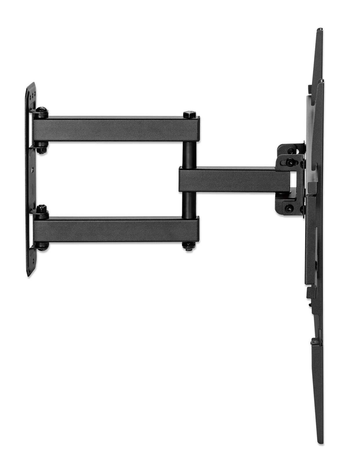 Manhattan Wall Mount for TV & Monitors (Full Motion), For screens 32" to 65", VESA compatibility: all between 100x100mm to 600x400mm - check the dimensions of the four mounting holes on back of screen to ensure it fits, Max 35kg, Black, Bracket, Lifetime
