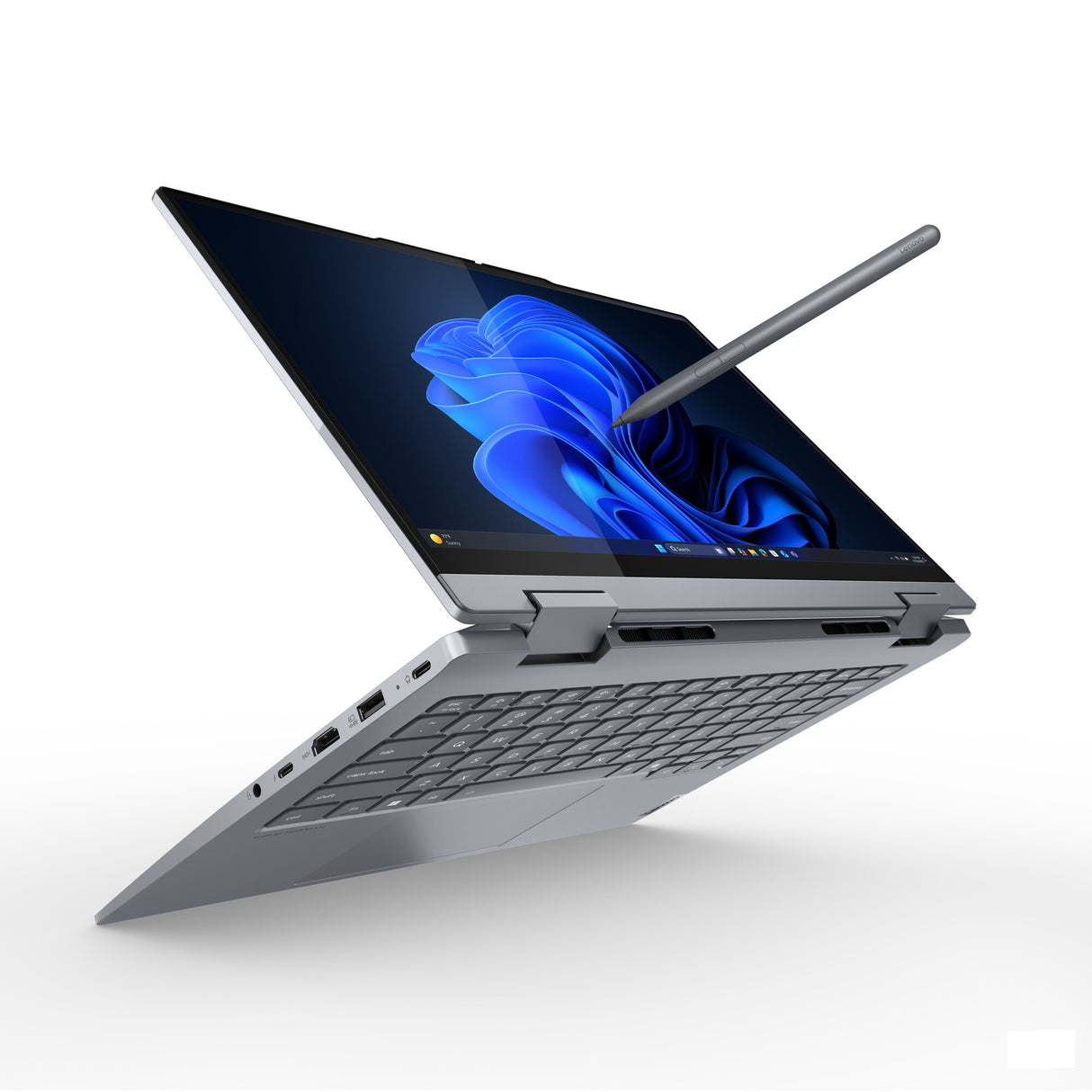 Lenovo ThinkBook 14 2-in-1 G5 IAU Intel Core Ultra 7 255U Hybrid (2-in-1) 35.6 cm (14") Touchscreen WUXGA 16 GB DDR5-SDRAM 512 GB SSD Wi-Fi 6E (802.11ax) Windows 11 Pro English Grey