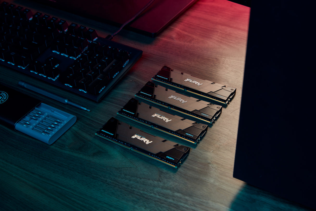 Kingston Technology FURY 32GB 3600MT/s DDR4 CL16 DIMM (Kit of 2) 2RX8 Renegade Black