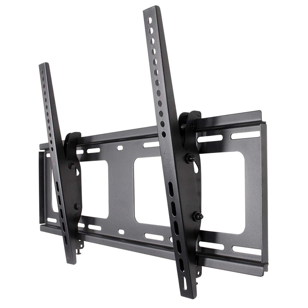 Manhattan Wall Mount for TV & Monitors (Tiltable), For screens 37" to 65", VESA compatability: all between 200x200mm and 600x400mm - check the dimensions of the four mounting holes on back of screen to ensure it fits, Max 80kg, Black, Bracket