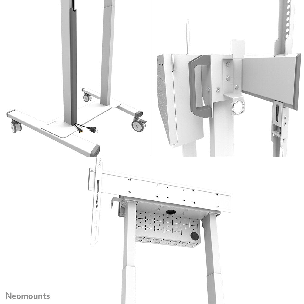 Neomounts FL55-875WH1 TV trolley 55-100" - motorised - TÜV