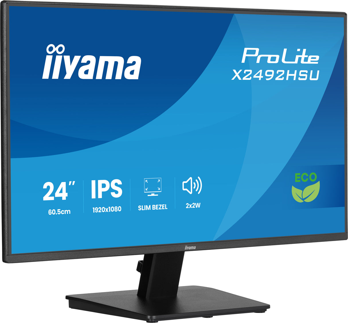 iiyama ProLite X2492HSU-B1 computer monitor 61 cm (24") 1920 x 1080 pixels Full HD LED Black