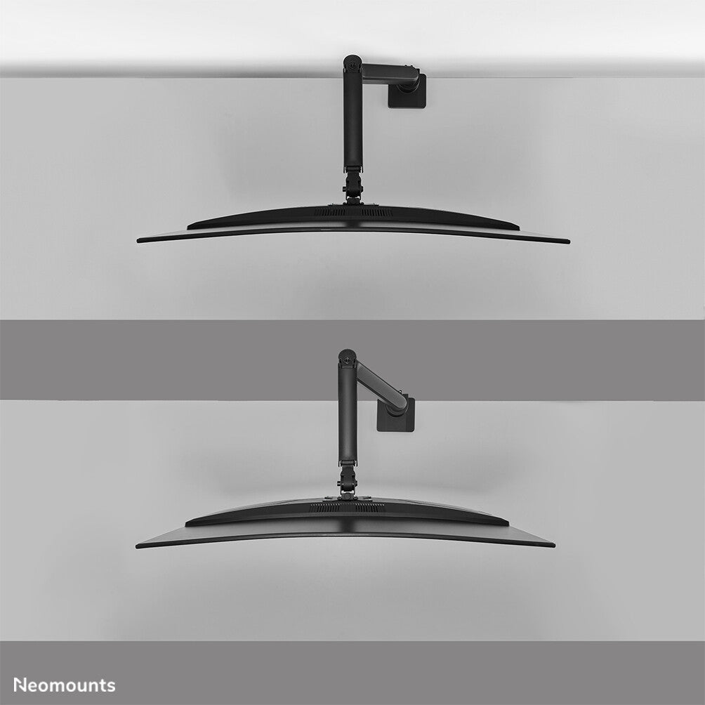Neomounts DS70PLUS-450BL1 Monitor arm 17-49" - gas spring - Topfix - 180°-stop
