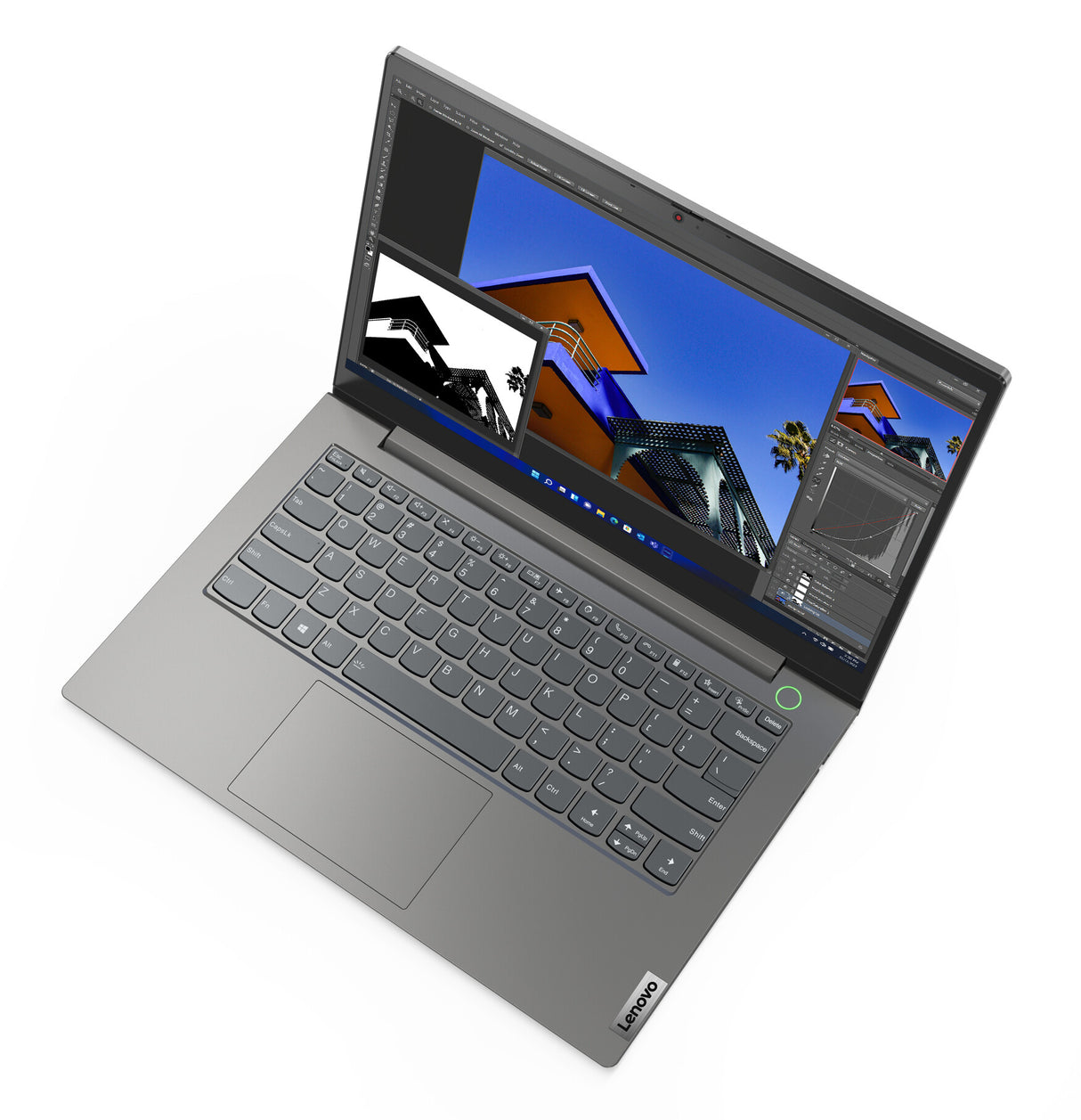 Lenovo ThinkBook 14 G4 ABA AMD Ryzen™ 5 5625U Laptop 35.6 cm (14") Full HD 8 GB DDR4-SDRAM 256 GB SSD Wi-Fi 6 (802.11ax) Windows 11 Pro UK English Grey