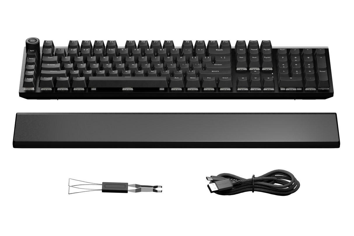 be quiet! Light Mount Silent Tactile UK ISO keyboard Gaming USB QWERTY UK English Black
