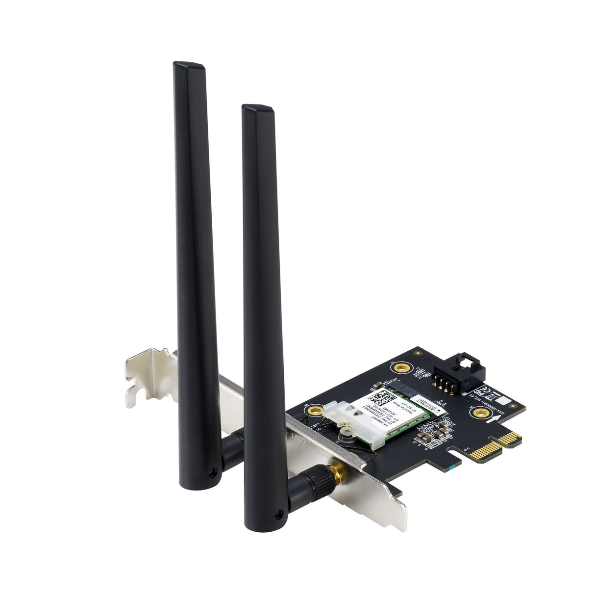 Asus (PCIE-AX1800) AX1800 Adaptador inalámbrico PCI Express Wi-Fi 6 de doble banda, Bluetooth 5.2, WPA3, OFDMA y MU-MIMO