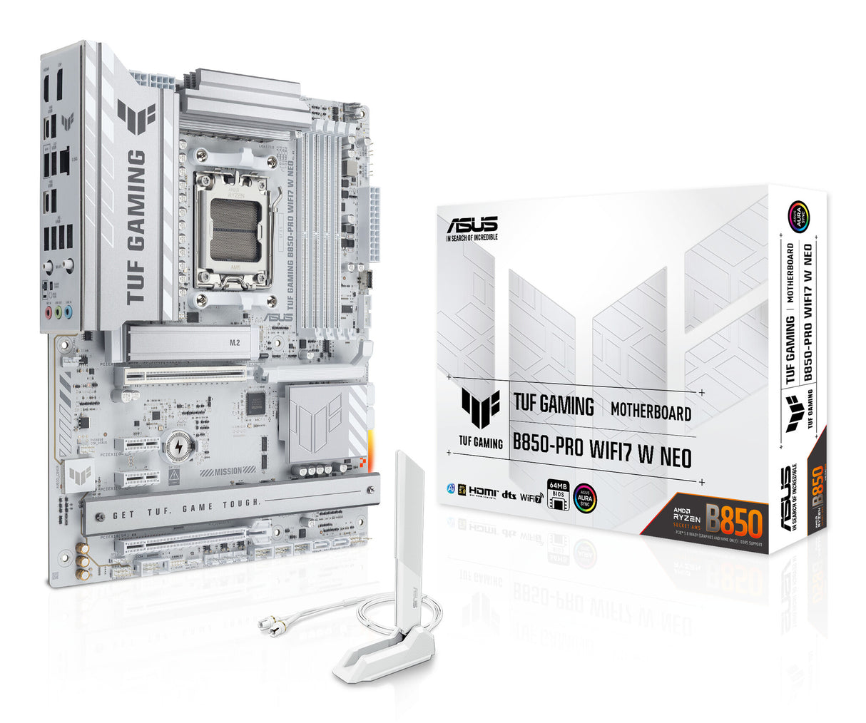 ASUS TUF GAMING B850-PRO WIFI7 W NEO AMD B850 Socket AM5 ATX