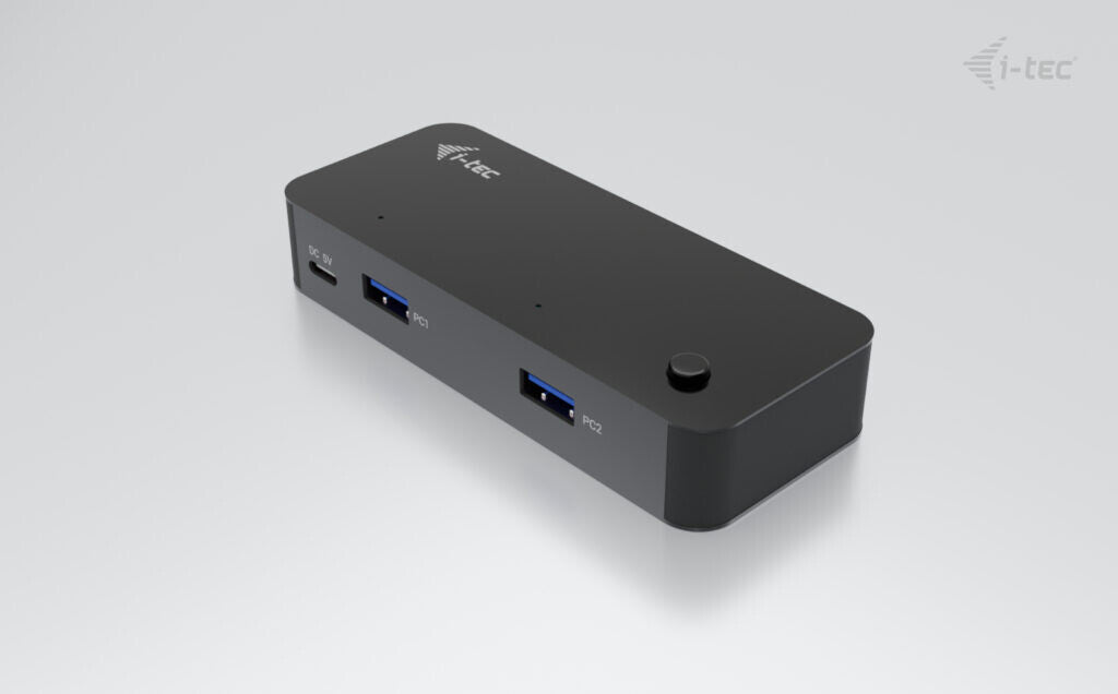 i-tec Universal KVM HUB 2x USB-C + 2x USB-A 3.0