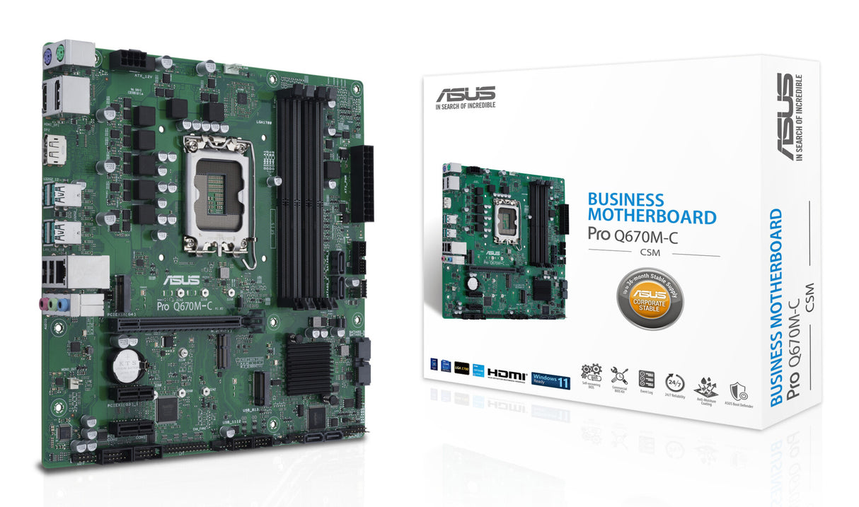 ASUS PRO Q670M-C-CSM Intel Q670 LGA 1700 micro ATX
