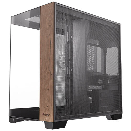 Antec C8 Curve Wood Full Tower Black, Transparent, Wood