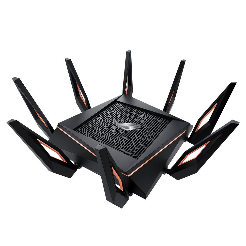 Asus (GT-AX11000) ROG Rapture AX11000 Routeur Wi-Fi 6 de jeu tri-bande sans fil, 802.11ax, processeur quad core, AiMesh, RVB