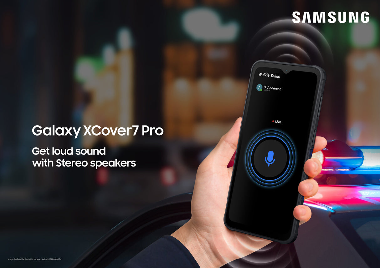 Samsung Galaxy XCover7 Pro Enterprise Edition XCover7 Pro 16.8 cm (6.6") Dual SIM Android 15 5G USB Type-C 6 GB 128 GB 4350 mAh Black