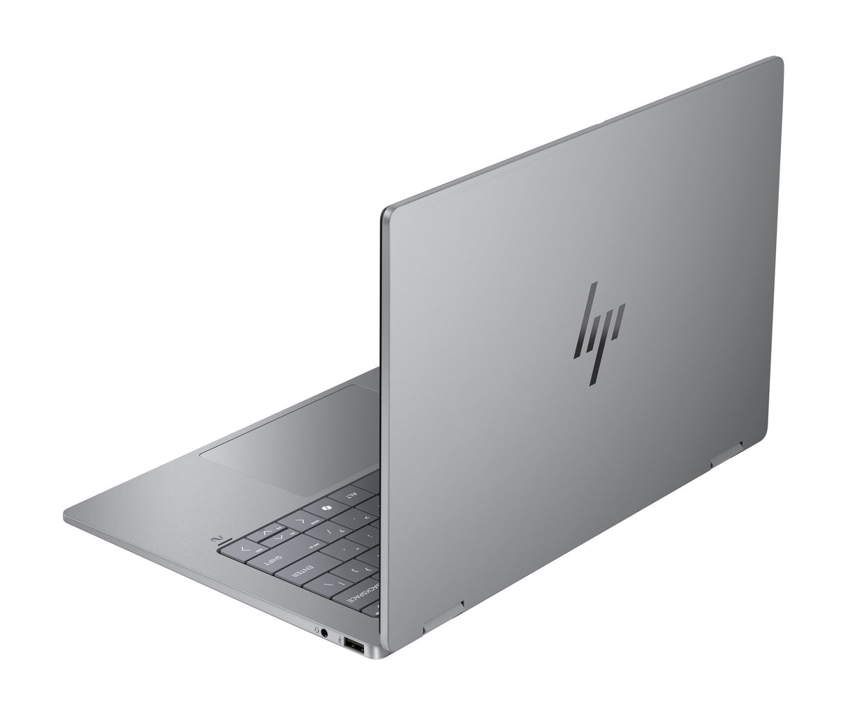 HP OmniBook X FlipNGAI 14-fk0004na Copilot+ PC AMD Ryzen AI 5 340 Hybrid (2-in-1) 35.6 cm (14") Touchscreen 2K 16 GB LPDDR5x-SDRAM 512 GB SSD Wi-Fi 7 (802.11be) Windows 11 Home Silver