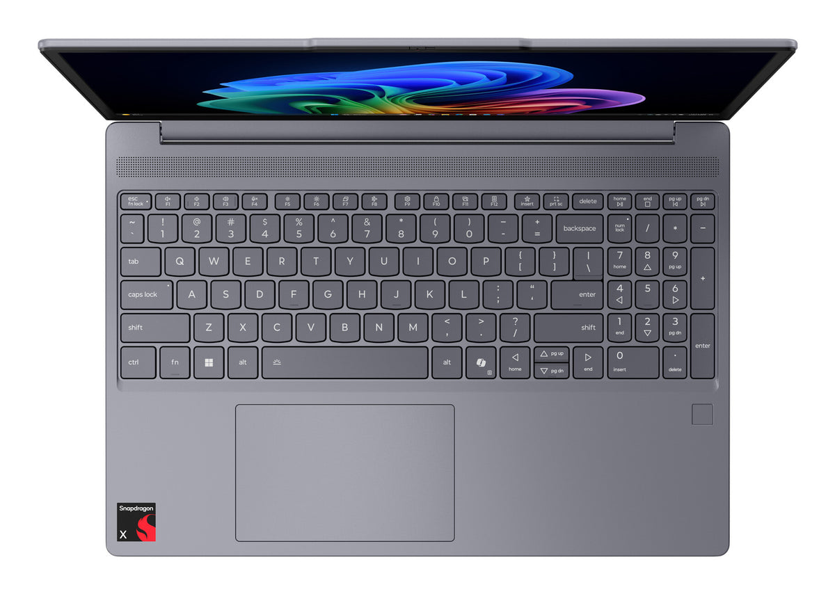 Lenovo IdeaPad Slim 3 15Q8X10 Copilot+ PC Snapdragon X1-26-100 Laptop 38.9 cm (15.3") WUXGA 16 GB LPDDR5x-SDRAM 512 GB SSD Wi-Fi 7 (802.11be) Windows 11 Home Grey English