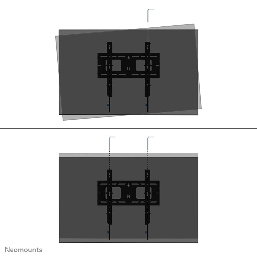 Neomounts WL35-750BL14 Heavy duty wall mount 42-75" - tilt - lockable - fast installation - TÜV