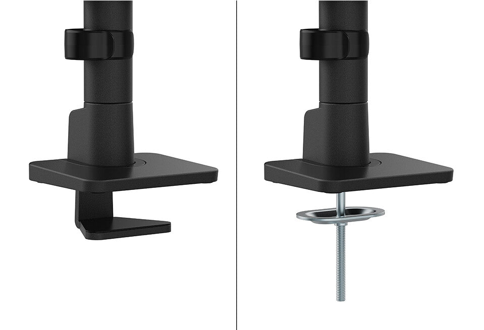 Neomounts DS65S-950BL2 Monitor arm 24-34" - gas spring - Topfix - multi-adjustable - 180°-stop