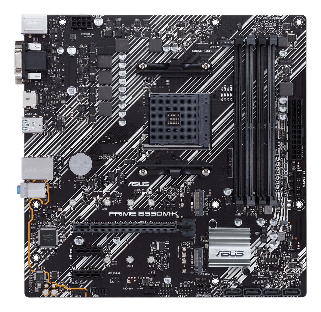ASUS PRIME B550M-K AMD B550 Socket AM4 micro ATX