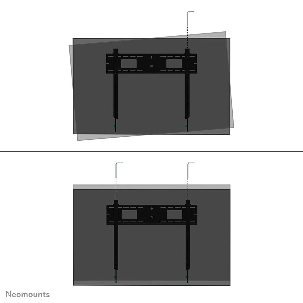 Neomounts WL35-750BL18 Heavy duty wall mount 55-98" - tilt - lockable - fast installation - TÜV