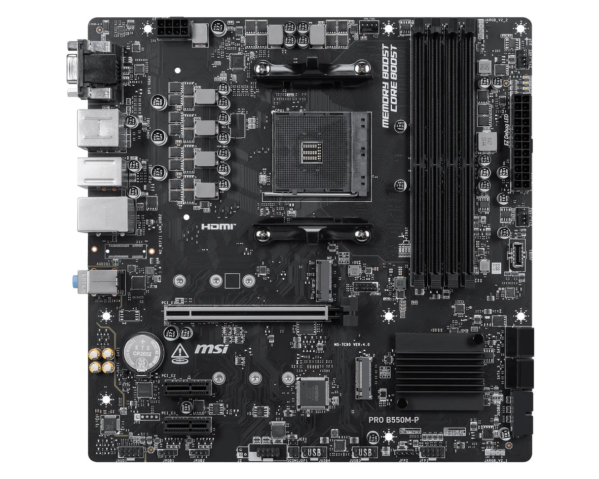 MSI PRO B550M-P motherboard AMD B550 Socket AM4 ATX