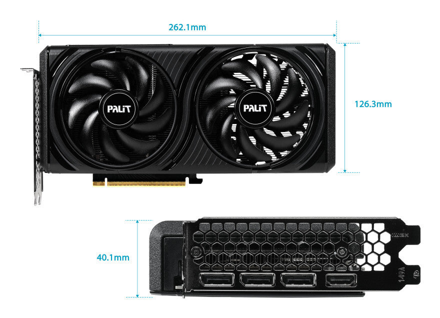 Palit GeForce RTX 5060 Infinity 2 OC V1 NVIDIA 8 GB GDDR7