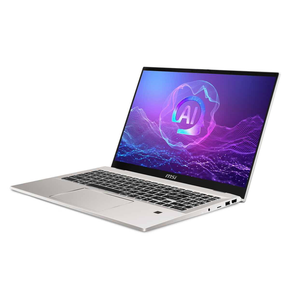 MSI Prestige A16 AI+ A3HMG-028UK AMD Ryzen AI 9 365 Laptop 40.6 cm (16") Quad HD+ 32 GB LPDDR5x-SDRAM 1 TB SSD Wi-Fi 7 (802.11be) Windows 11 Home Silver