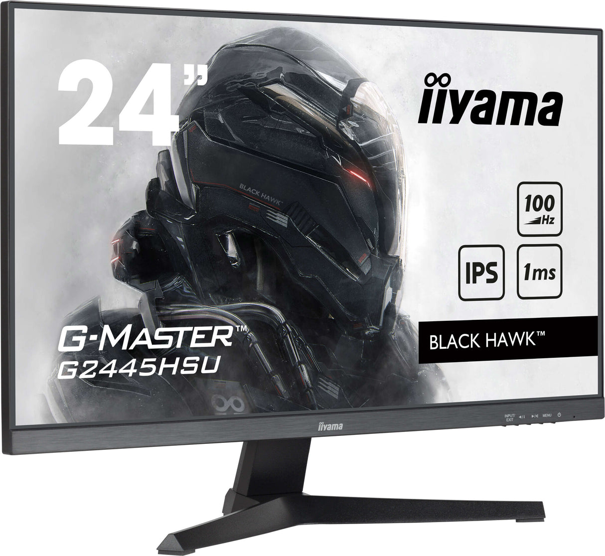iiyama G-MASTER G2445HSU-B2 computer monitor 60.5 cm (23.8") 1920 x 1080 pixels Full HD LCD Black
