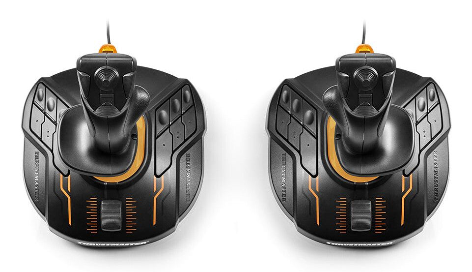 Thrustmaster T.16000M FCS SPACE SIM DUO Black, Orange USB Flightstick Analogue / Digital PC