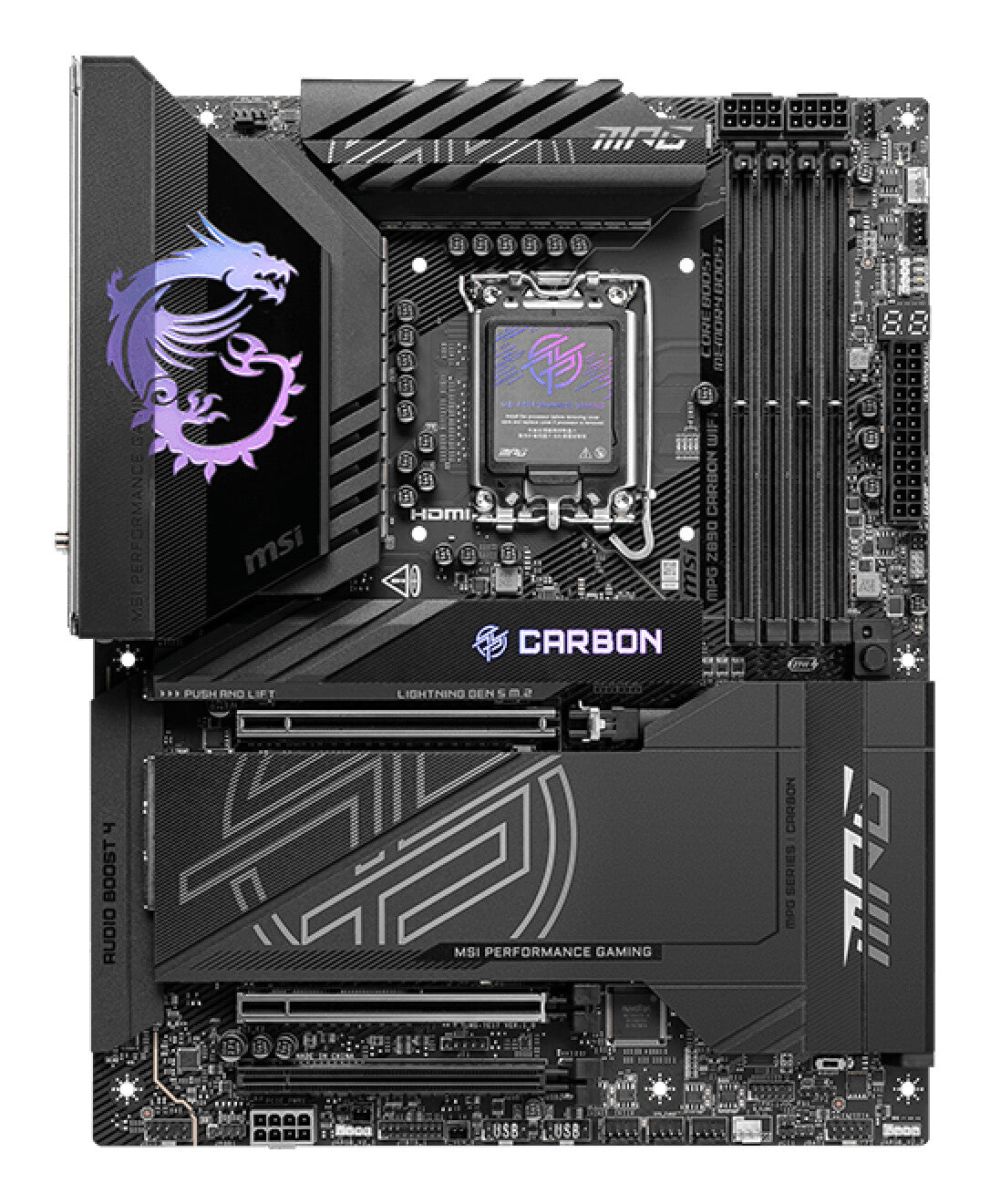 MSI MPG Z890 CARBON WIFI motherboard Intel Z890 LGA 1851 (Socket V1) ATX