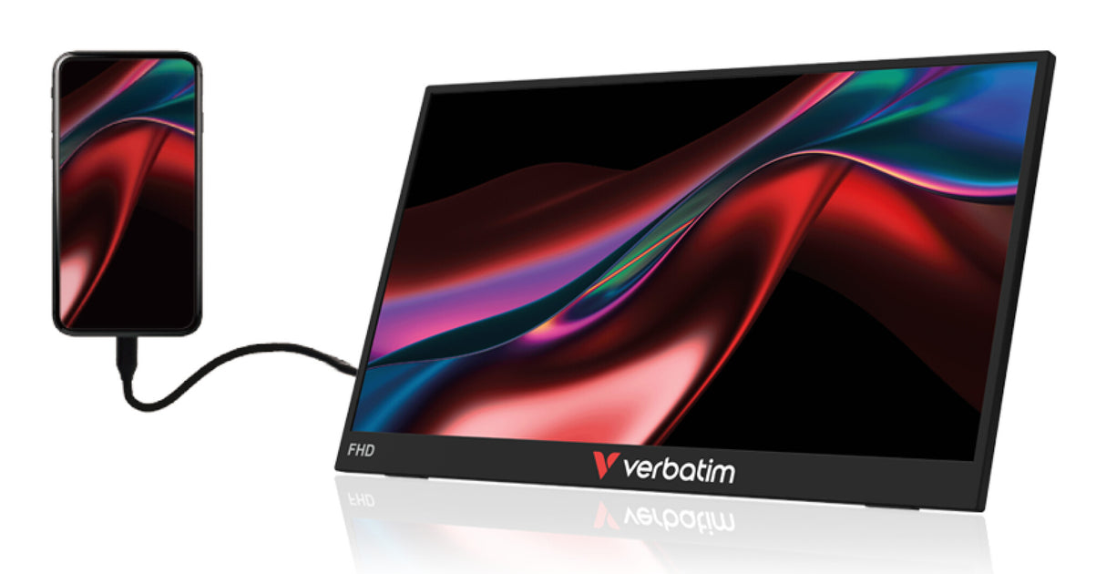 Verbatim Portable 15.6" FHD Touch Monitor LIGHT